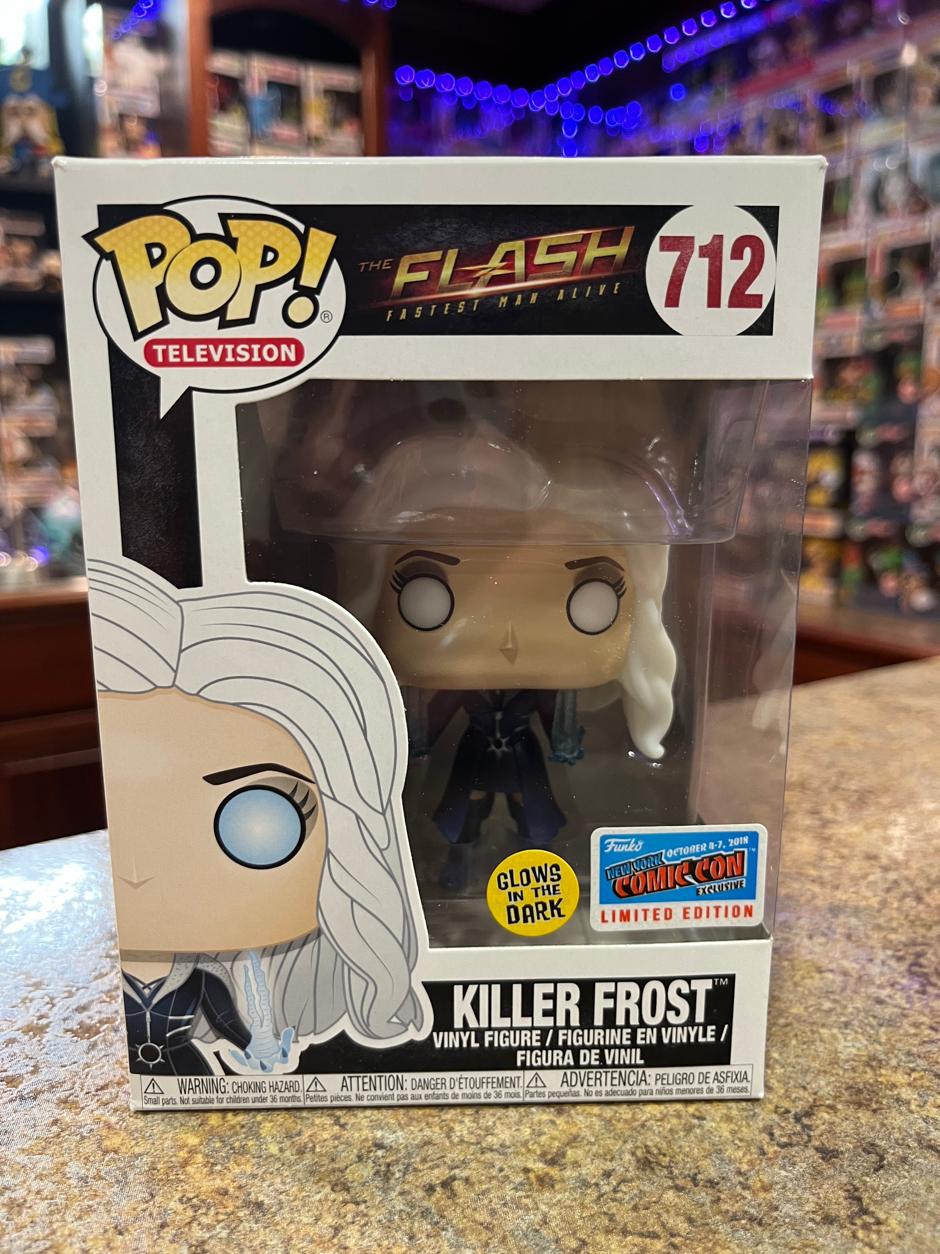 Killer frost funko pop glow shops in the dark